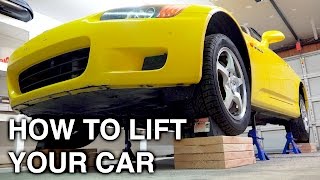 How To Completely Lift A Car On All Four Jack Stands [upl. by Milks]