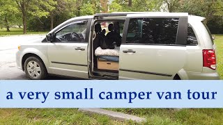 Finally a tour of my very small self built minivan camper van [upl. by Natividad10]