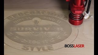 Laser Embossing amp Engraving Wood  Birch  Boss Laser [upl. by Packston270]