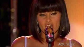 Say It Right AOL Music Live by Nelly Furtado  Interscope [upl. by Eirameinna443]