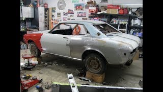 1973 Celica Restoration the 150 parts car part 1 [upl. by Ynez]