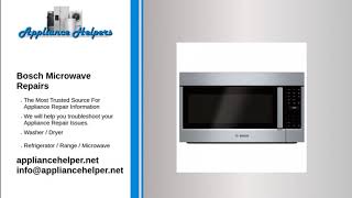 Bosch Microwave Repair [upl. by Endys]