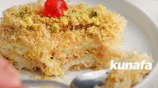 Simple No Bake Delicious Kunafa [upl. by Orferd]