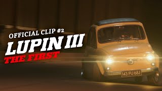 Lupin III The First Official Car Chase Clip GKIDS [upl. by Benyamin]