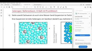 Lernvideo Stoffgemische im Teilchenmodell [upl. by Sinnaoi]