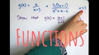 Functions  Domains Ranges Composites and Inverses [upl. by Alilahk]