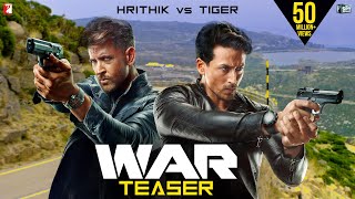 War Teaser  Hrithik Roshan  Tiger Shroff  Vaani Kapoor  4K UHD Teaser [upl. by Lokkin]