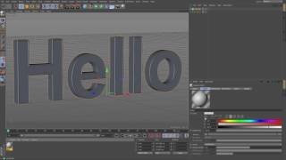 Cinema 4D Tutorial  How To Create 3D Text [upl. by Cherianne]