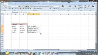 Fusionner des contenus de cellules fonction Concatener sur excel ou le quotampquot  Débutants [upl. by Ettennan]