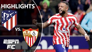 Atletico Madrid vs Sevilla  La Liga Highlights  ESPN FC [upl. by Tella]