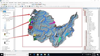 Hydrological modeling in ArcGIS  ArcMap [upl. by Malynda]