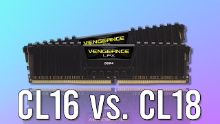 DDR4 3600 CL16 vs CL18 Does it matter for Gaming [upl. by Etnaud995]