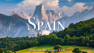 Spain 4K  Scenic Relaxation Film With Calming Music [upl. by Paolo850]