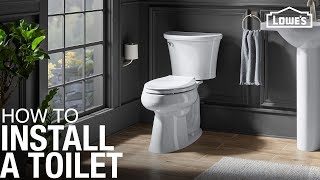 How to Replace and Install a Toilet [upl. by Hefter]