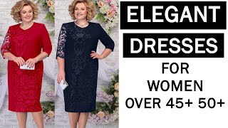 40 Outstanding Elegant Dresses for Women Over 40 50 60 3 [upl. by Ayatnwahs]