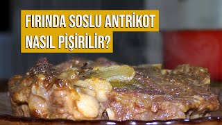 FIRINDA SOSLU ANTRİKOT NASIL YAPILIR Lezzetli Yemekler [upl. by Llehcnom513]