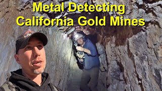 Metal Detecting amp Exploring California Gold Mines [upl. by Llenral838]