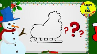 Christmas Guessing Game  Christmas Vocabulary Game [upl. by Shorter]