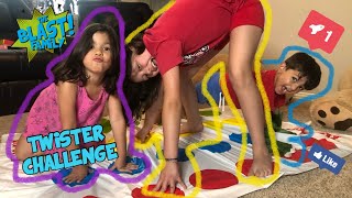 FUNNY Family TWISTER Challenge [upl. by Enyaj123]