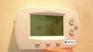 How To Program Honeywell Thermostat [upl. by Ahseinek715]