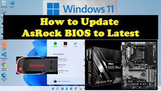 How to update BIOS AsRock motherboard BIOS update to the latest version [upl. by Ruthie]