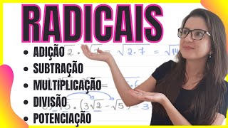 OPERAÇÕES COM RADICAIS 👩‍🏫 PROF GISELE RAMOS [upl. by Nnahtebazile557]