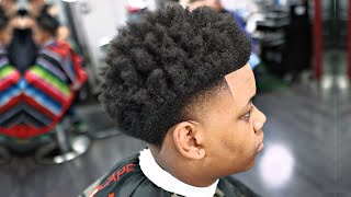 FULL LENGTH FRESHEST HIGH TAPER  HAIRCUT TUTORIAL SPONGE CURL [upl. by Alyos403]