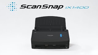 ScanSnap iX1400 – Simple OneTouch Button Document Scanner [upl. by Aleacin197]