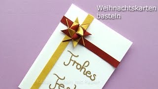 3DWeihnachtskarten basteln  Bastelideen Weihnachten  Weihnachtsgeschenke selber machen für 2024 [upl. by Bonns]