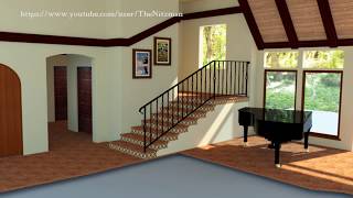 Charlie Harpers Malibu House in 3D WIP  Two and a half Men [upl. by Fem]