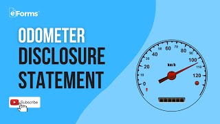 Odometer Disclosure Statement  EXPLAINED [upl. by Orelee383]