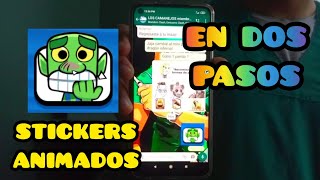 Como convertir videos y Gif en STICKERS ANIMADOS para Whatsapp ✅✅ [upl. by Barnebas]