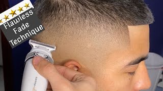 Flawless Bald Fade Haircut Barber Tutorial [upl. by Gish]