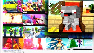 Alphastein REAGIERT auf 1 KILL  1 SONG 17 SONGS in einem VIDEO FORTNITE [upl. by Wolfe]