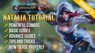 NATALIA Tutorial amp Guide 2022 English Skills Combo Tips amp Tricks  Mobile Legends  ML [upl. by Enuahs]