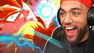 SSJ4 Gogeta VS SSB Gogeta DRAMATIC FINISH 🔥 REACTION Dragon Ball FighterZ [upl. by Navad675]