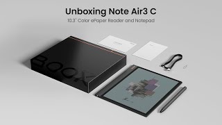 BOOX Note Air3 C Official Unboxing [upl. by Dragde]