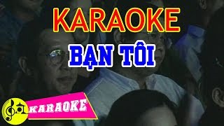 Bạn Tôi Karaoke  Quang Linh  Beat Chuẩn [upl. by Adiene793]