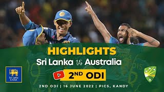 2nd ODI Highlights  Sri Lanka vs Australia 2022 [upl. by Rubie]