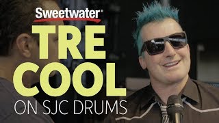 Tré Cool of Green Day Talks SJC Drums amp More [upl. by Llehsyar]