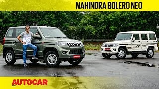 2021 Mahindra Bolero Neo review  Out goes the TUV300 in comes the Bolero Neo  Autocar India [upl. by Knut]