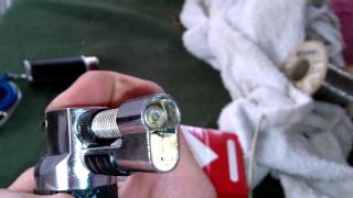 Blowtorch Lighter ignition Repair Part 4 WORKING FIX [upl. by Danika]