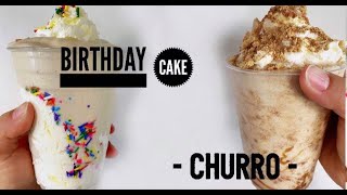 How to make Herbalife Shakes  Birthday Cake 🎂 and Churro Recipes [upl. by Kirtap]