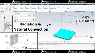 Modeling Radiation and Natural Convection  Lesson 08  Part 1  Ansys CFD  Fluent [upl. by Nauqed]