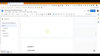 Sidnummer  innehållsförteckning i Docs [upl. by Niroht]