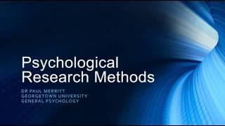 Psychological Research Methods [upl. by Tenay]