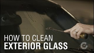 How To Clean Exterior Glass  Autoblog Details [upl. by Watkins]