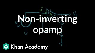 Noninverting opamp circuit [upl. by Lytsirk]