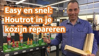 Houtrot in je kozijn vervangen of repareren met Repair Care [upl. by Aihsit]