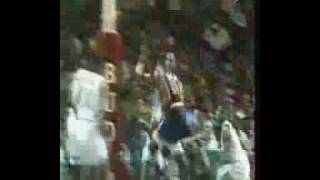 Video  Muggsy Bogues Blocks Ewing [upl. by Hesther827]